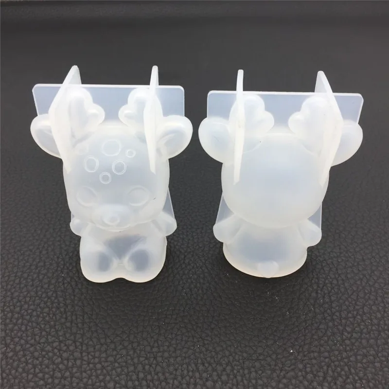 3D форма для ароматерапии в виде оленя Sika мыла из эпоксидной смолы свечей сделай