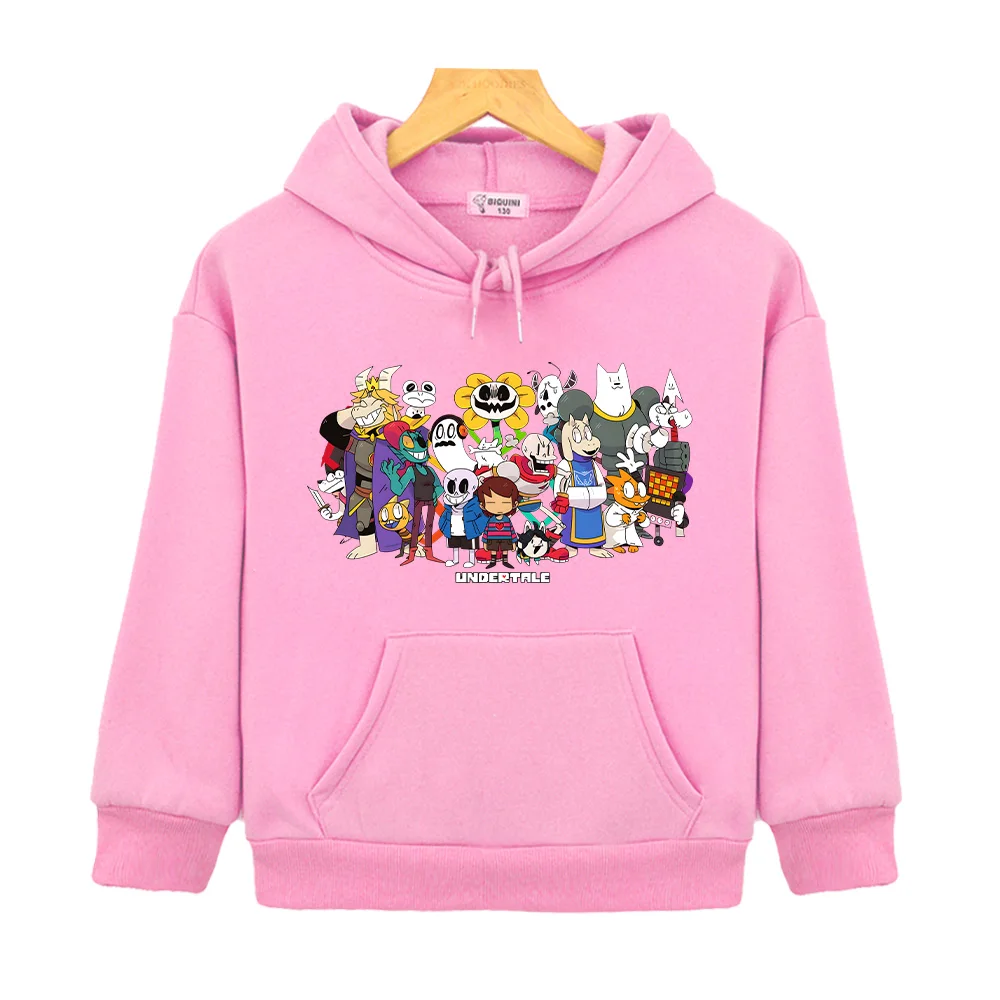 Undertale популярная толстовка с принтом игровых персонажей каваи манга детские