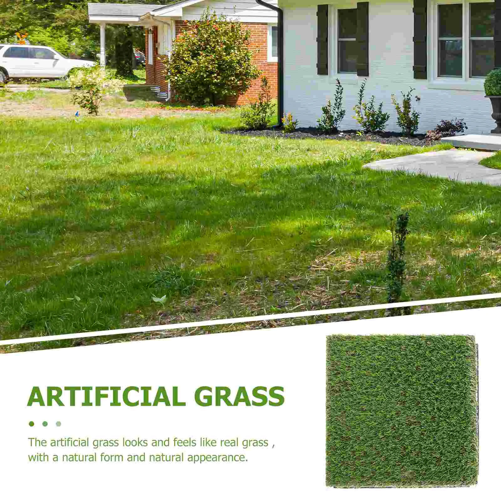 

Realistic Widely- Landscaping Decor Grass Mat Model Artificial Grass Turf Decor for Garden