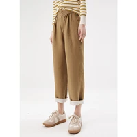 cargo pants new design high quality womens pants cotton linen ankle length loose distressed springautumn 2022