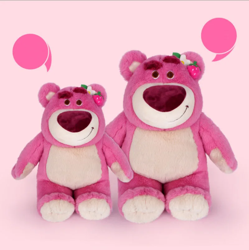 

Disney Toy Story Strawberry Bear Plush Toy Doll Cartoon Bear Aromatherapy Toy Children Comforting Pillow Kid Xmas Birthday Gift