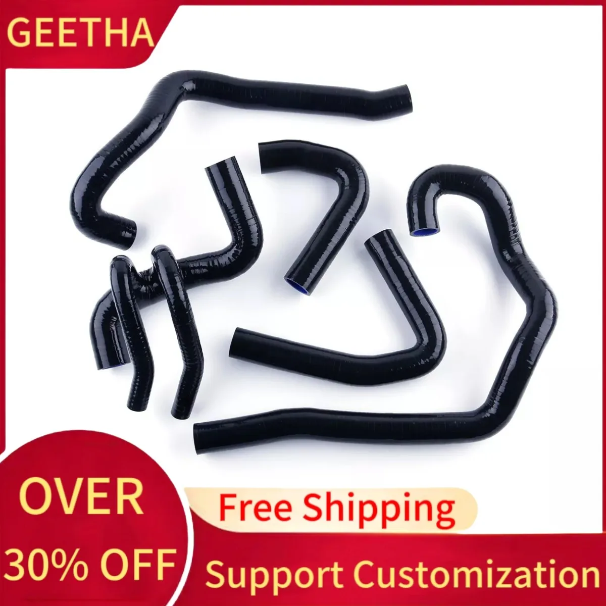 Для Peugeot 106 GT1/Citroen SAXO VIS 16 В силиконовый шланг для воды радиатора 5 шт.