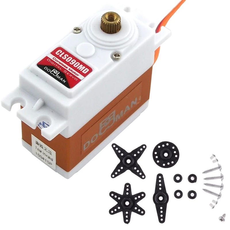 

DORCRCMAN DM-CLS090MD Metal Tooth 9Kg Digital Steering Gear Steering Throttle Servo Hollow Cup Motor Steering Gear