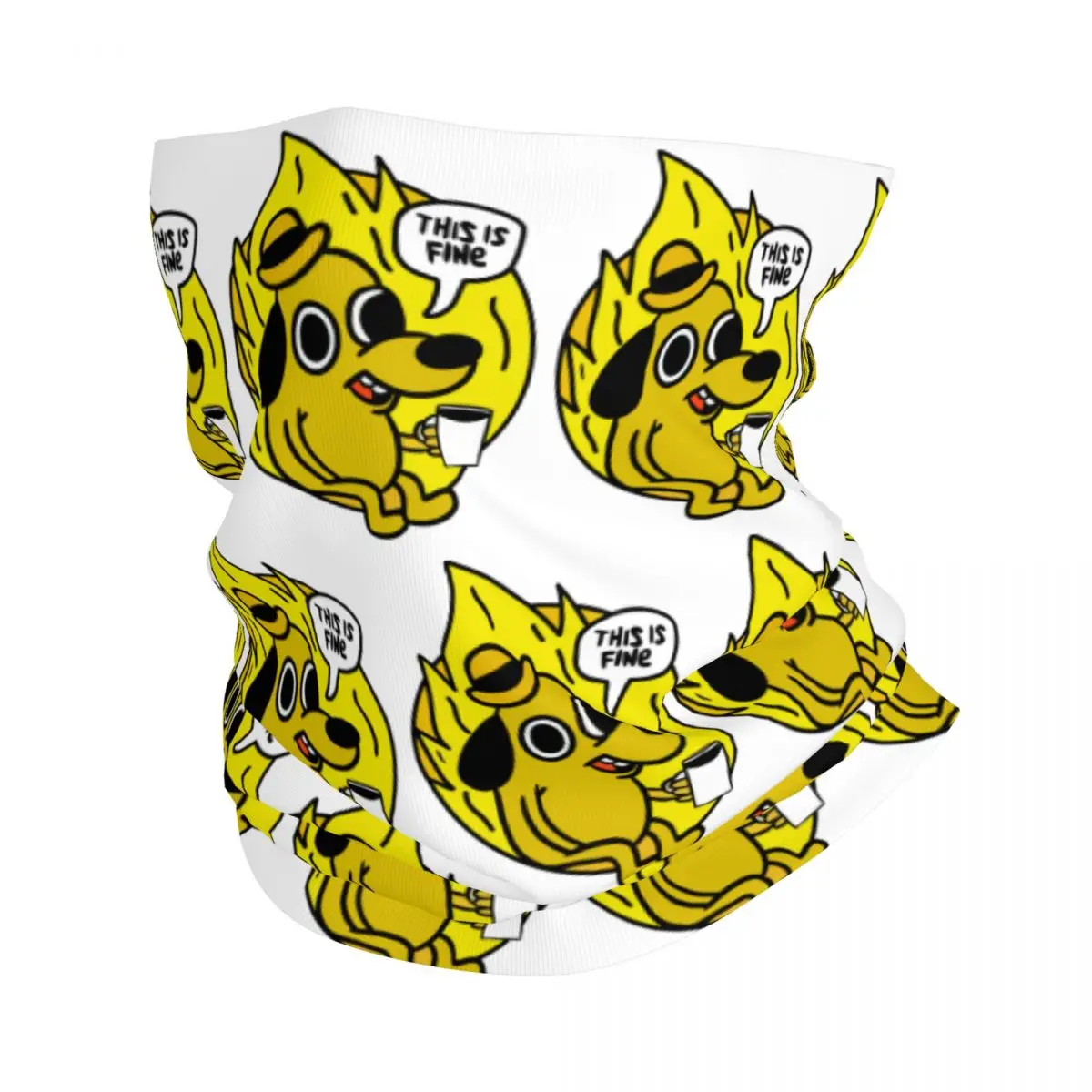 Бандана с принтом в виде собаки многофункциональная маска для лица спорта на