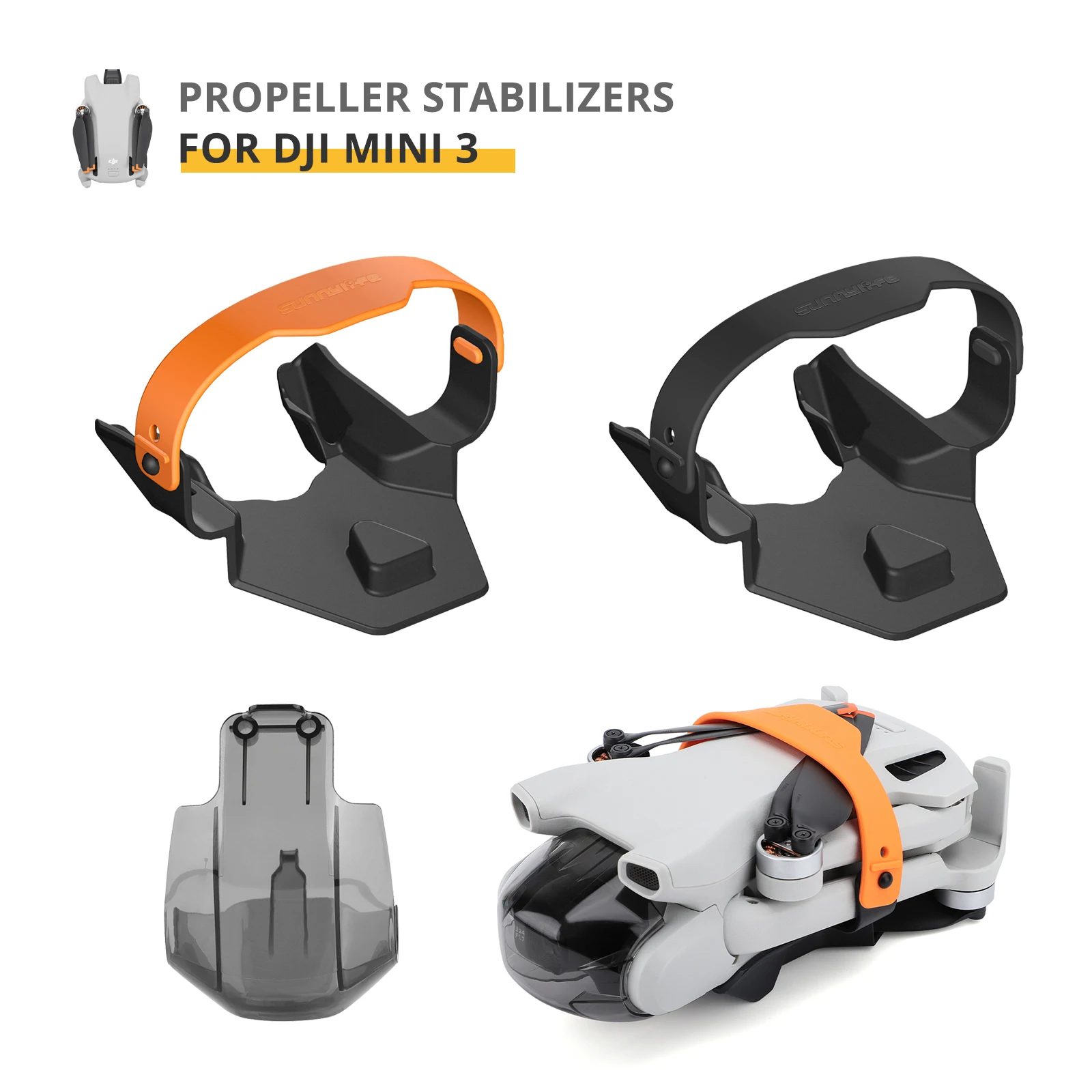 

Propeller Holder for DJI Mini 3 Fix Propellers Stabilizers Shock-proof Anti-dust Bottom Cover Protect Drone Mini 3 Accessories