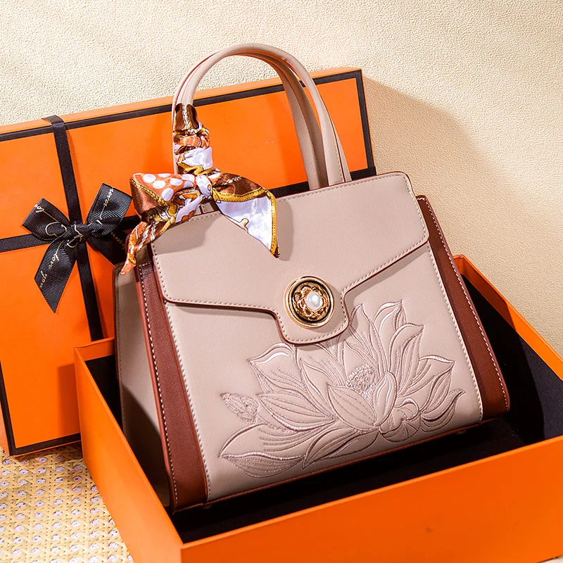 Гуанчжоу высококачественная женская сумка большой вместимости с вышивкой