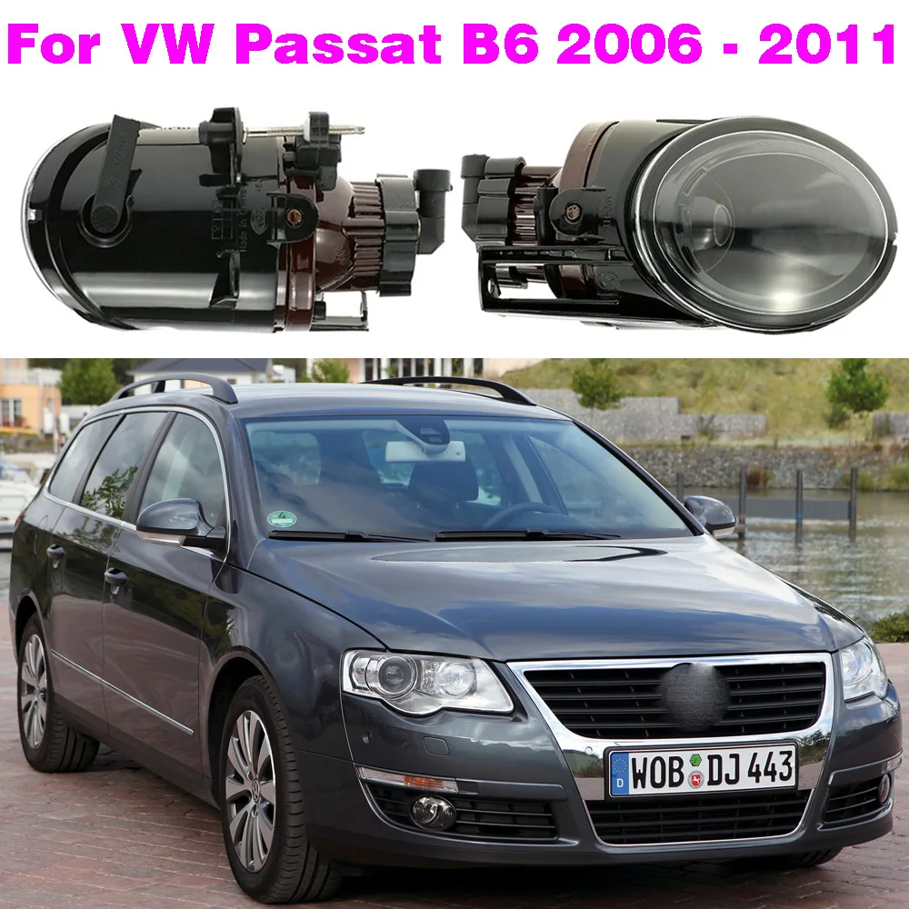 

12V 55W Front Bumper Convex Lens Fog Car Lights Driving Lamp For VW Passat B6 2006 - 2011 3C0941699 Lamp Assembly Car-Styling
