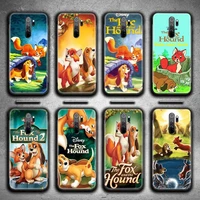 disney the fox and the hound phone case for redmi 9a 8a 7 6 6a note 10 9 8 8t pro max redmi 9 k20 k30 k40 pro