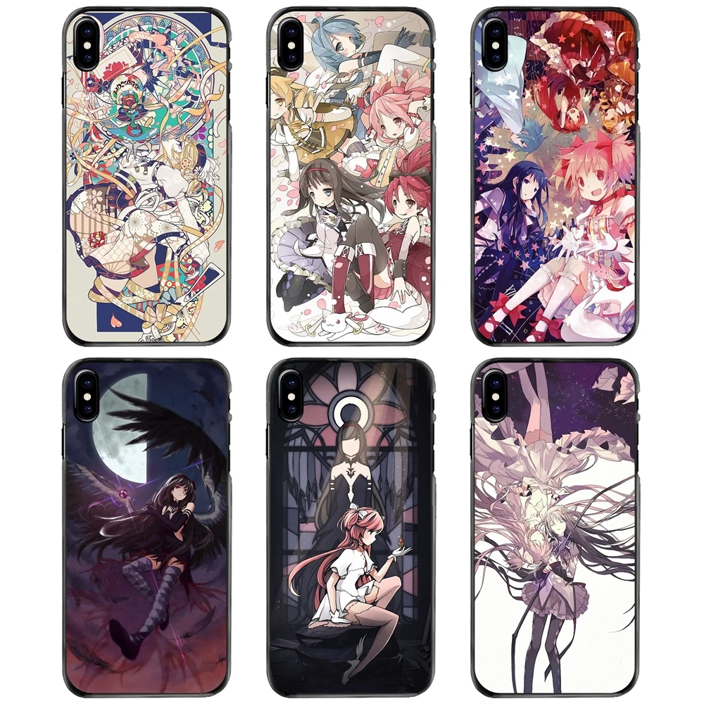 

Sayaka Miki Puella Magi Madoka Magica Hard Case Cover For Apple iPhone 11 12 13 14 Pro MAX Mini 5 5S SE 6 6S 7 8 Plus 10 X XR XS