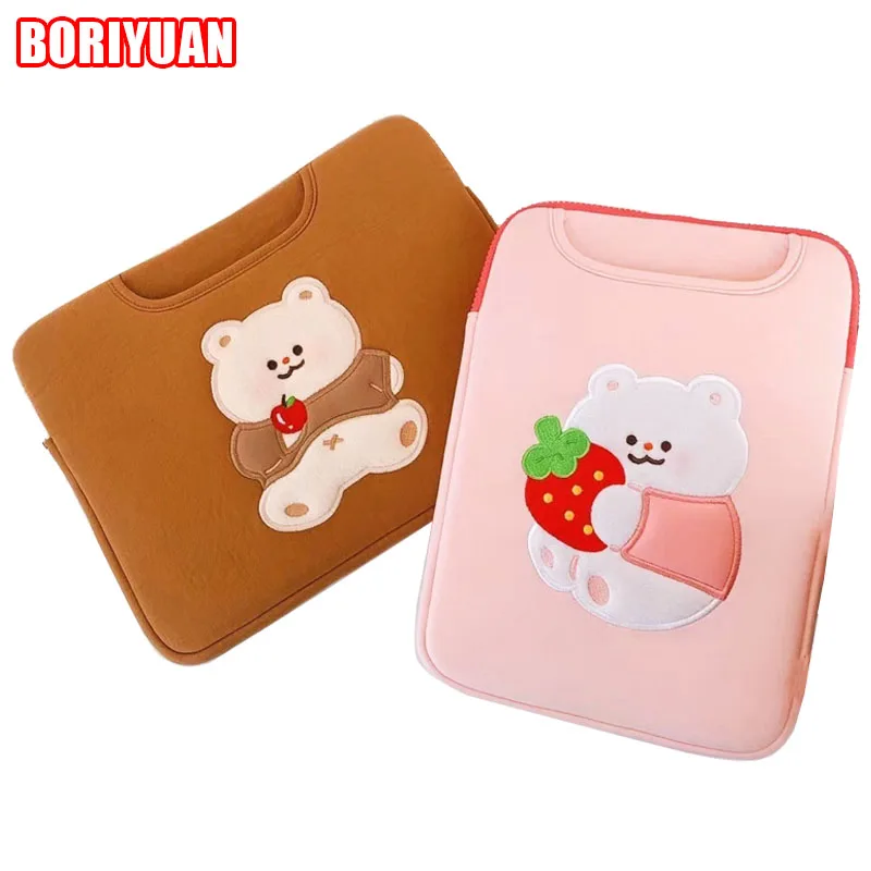 

11/13/15 Inch Cartoon Laptop Bag Tablet Inner Case Bag for Macbook Ipad Pro 9.7 10.8 11 12.9 13.3 15 Inch Portable Sleeve Pouch