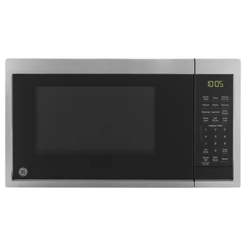 ZAOXI 0.9 Cubic Foot Capacity Countertop Microwave Oven, Stainless, JES1095SMSS 1