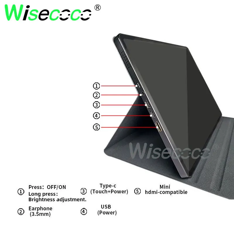 Фото OLED сенсорный монитор 11 дюймов 2K вторичный монитор 1728x2360 ультратонкий портативный монитор Amoled Raspberry Pi PC монитор №5