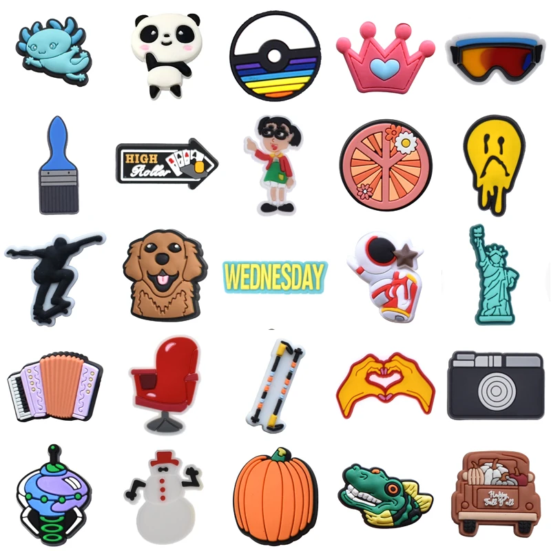 

Girl Men Packs Wholesale Bulk Shoe Charms Boy Kids Shoes Accessories Women Charm Para Pins Set Jeans Gifts Decorations for Crocs