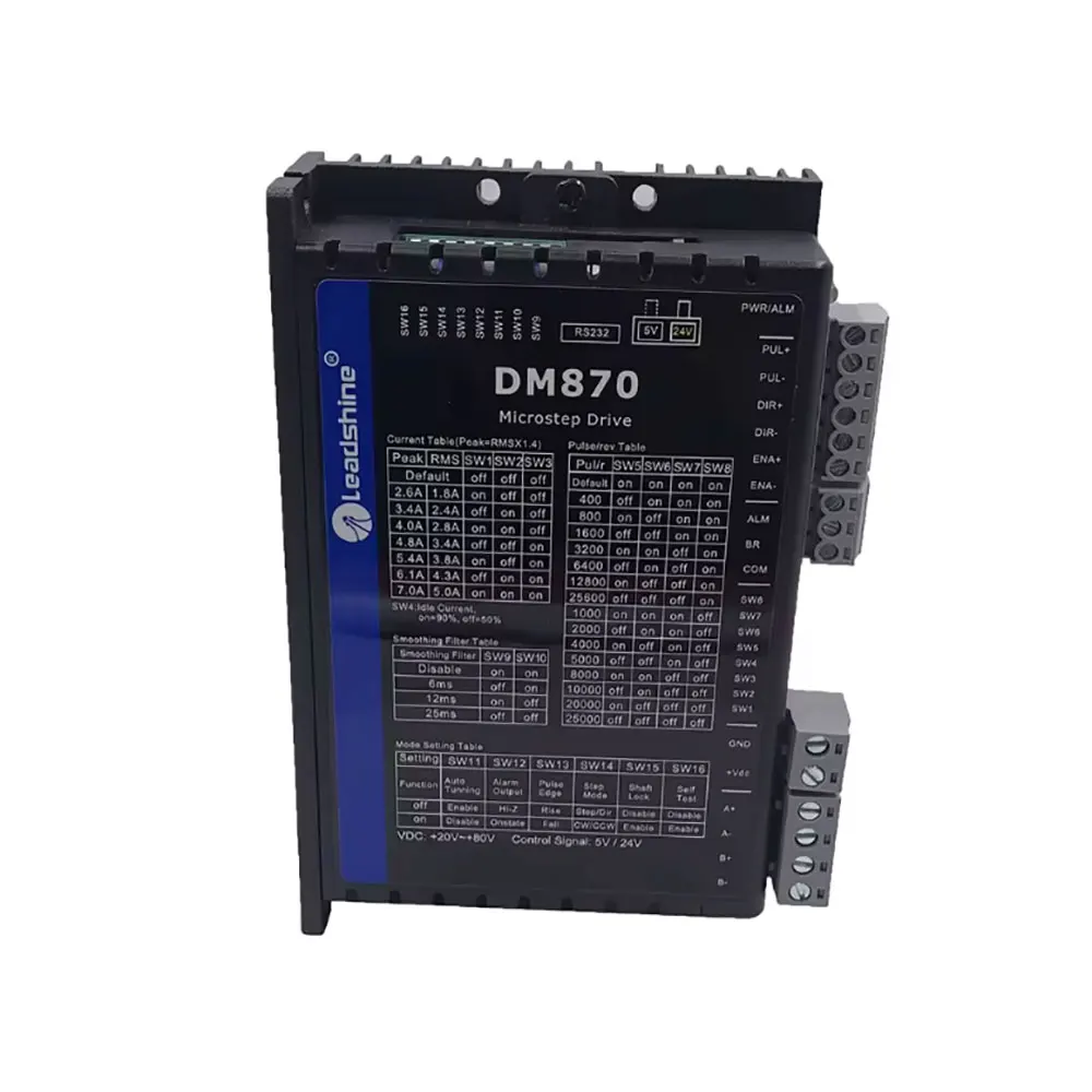 Интеллектуальный новый оригинальный драйвер двухфазного шагового двигателя Leisai