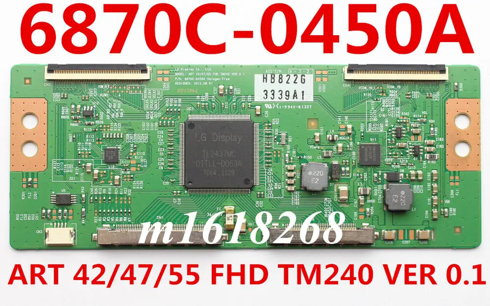 

Для T-con Board 6870C-0450A ART 42/47/55 FHD TM240 VER 0,1 VIZIO SONY KDL-50R550A