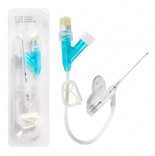 Одноразовая внутривенная индельная игла с головкой из гепарина Y-образные