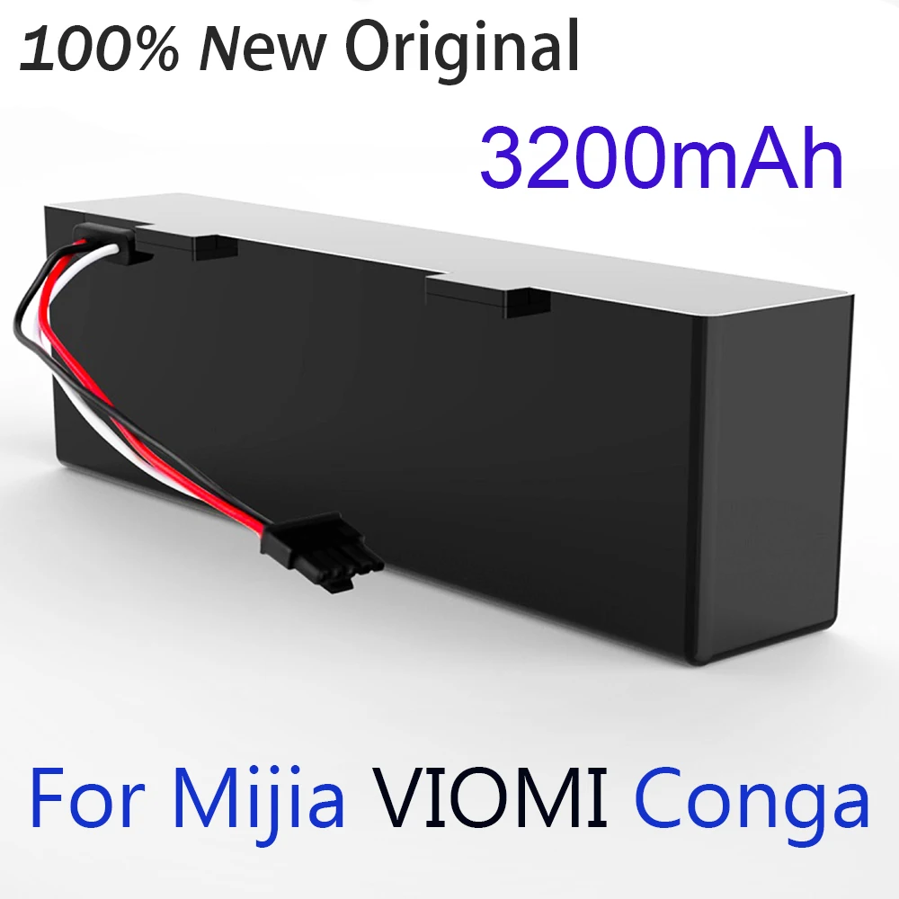 

Original Rechargeable battery For VIOMI V3 V2 Pro VRVCLMB21B MVVC01-JG Sweeping Mopping Robot 14.8V 3200mah Vacuum Cleaner