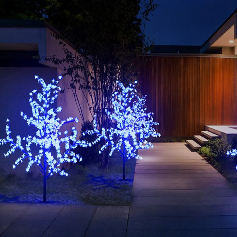 Светодиодные фонари для деревьев вишни квадратный декор водонепроницаемые