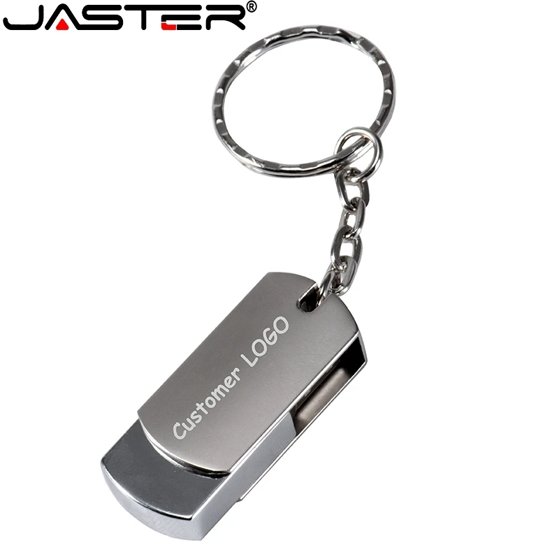 

JASTER Portable Metal 2.0 usb flash drive Pendrive 128GB 64GB 32GB 16GB 4GB pen drive mini flash USB memory stick customer logo