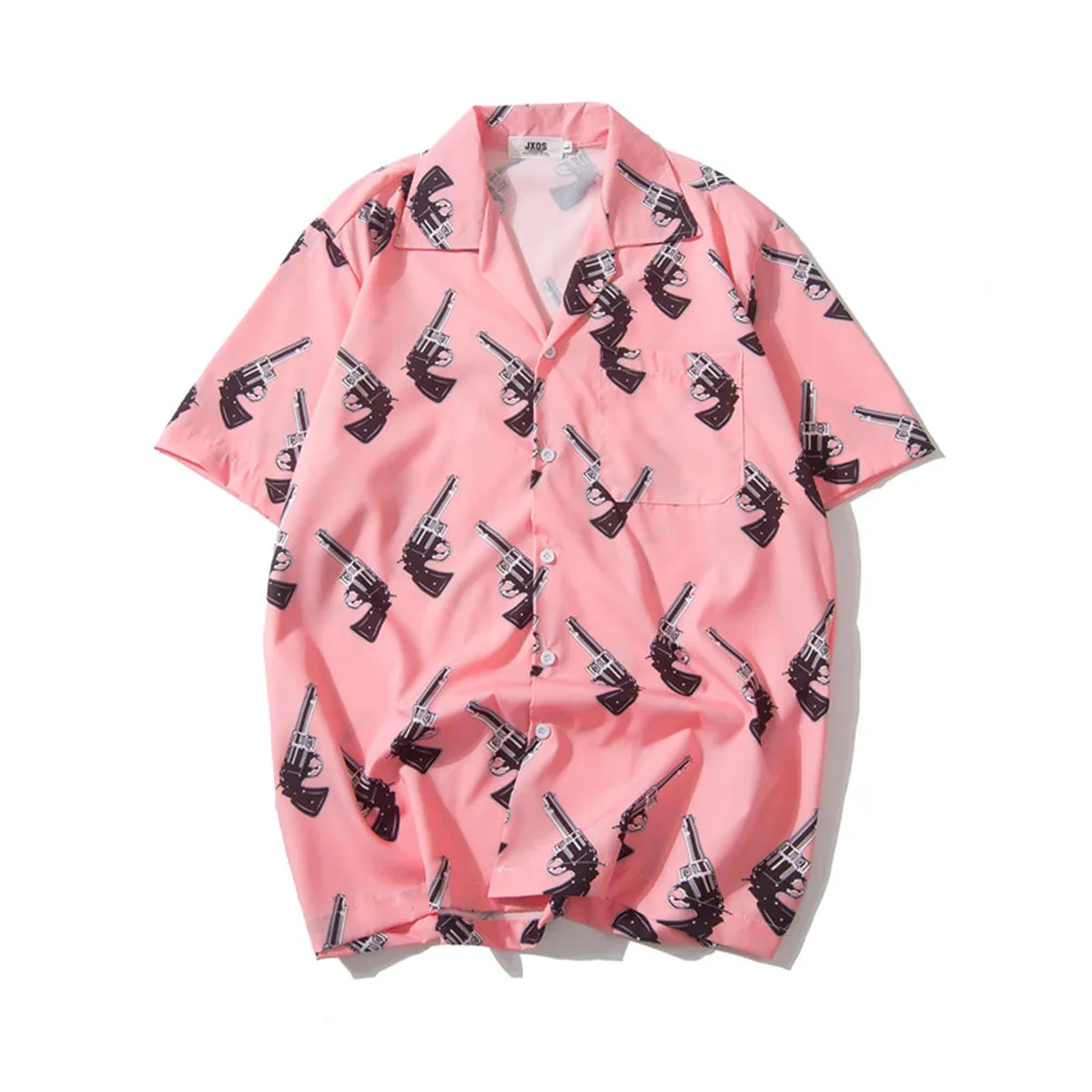 Мужские повседневные пляжные рубашки с принтом Мужская винтажная дизайнерская