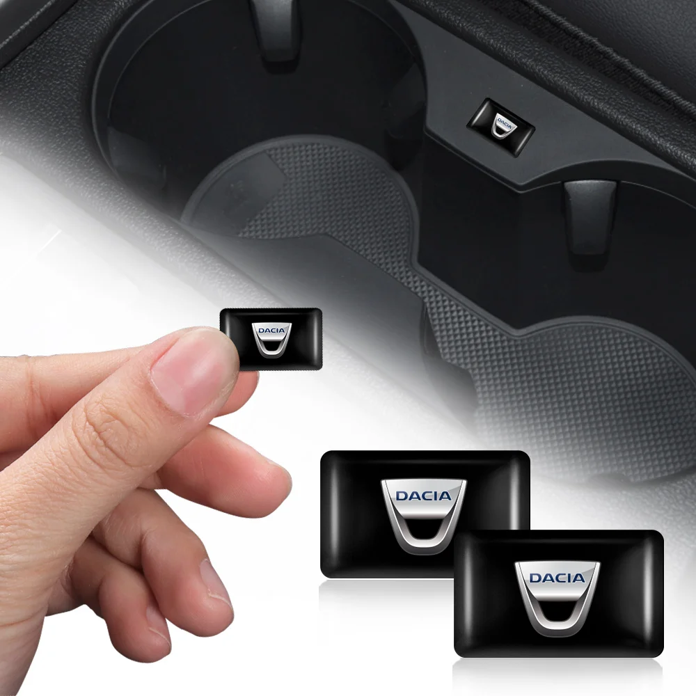 

10pcs Car Window Lift Button Stickers Steering Wheel Badges Interior Decoration For Renault Dacia Duster Clio 4 Megane 2 3 Logan