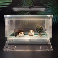turtle rearing box reptile box hedgehog villa box hamster rearing cage foldable rearing box aquarium accessories
