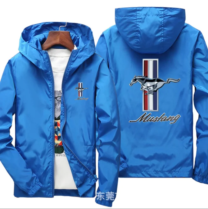 

2022 мотоциклетная ветрозащитная куртка с логотипом MUSTANG, мотоциклетный костюм для езды на мотоцикле с капюшоном, ветровка, свитшоты, Гоночно...