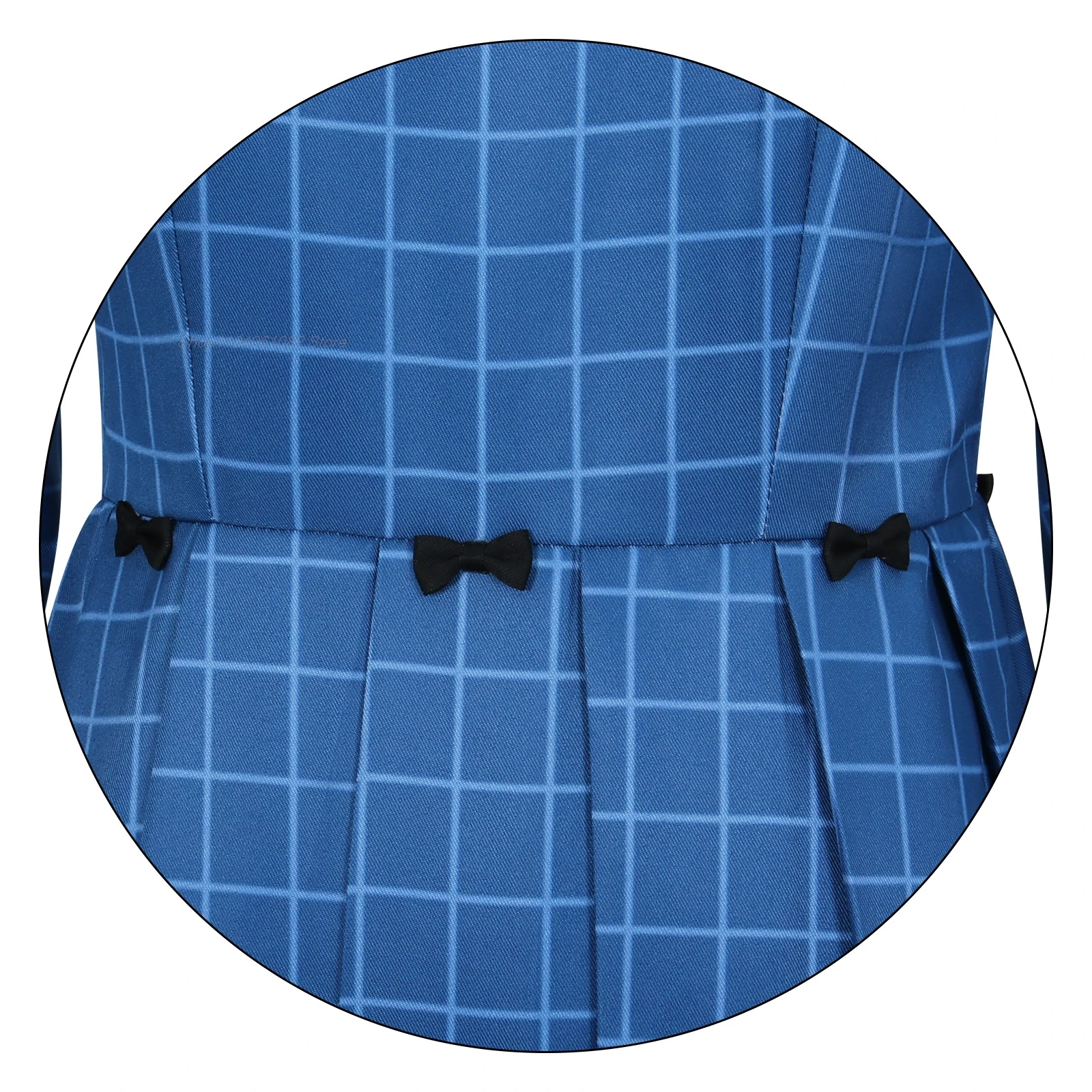 Новый страшный фильм Сирф Эстер Колман костюм для косплея парик синее клетчатое