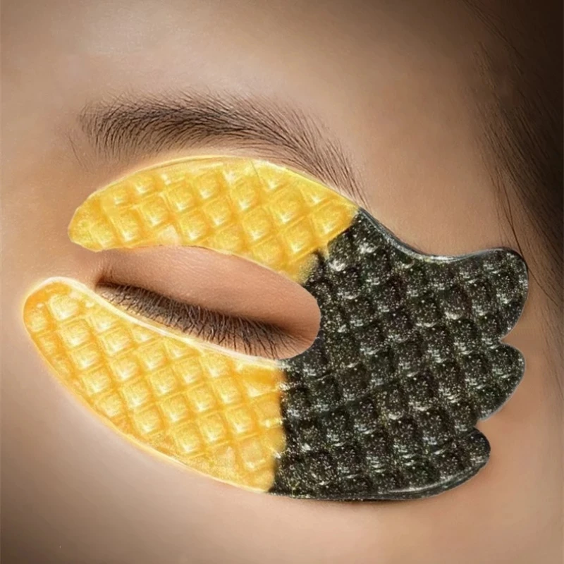 

5 Pairs Black Truffle Eye Mask Moisturizing Remove Dark Circles Eye Bags Crow's Feet Gold Honeycomb Eye Stickers Skin Care