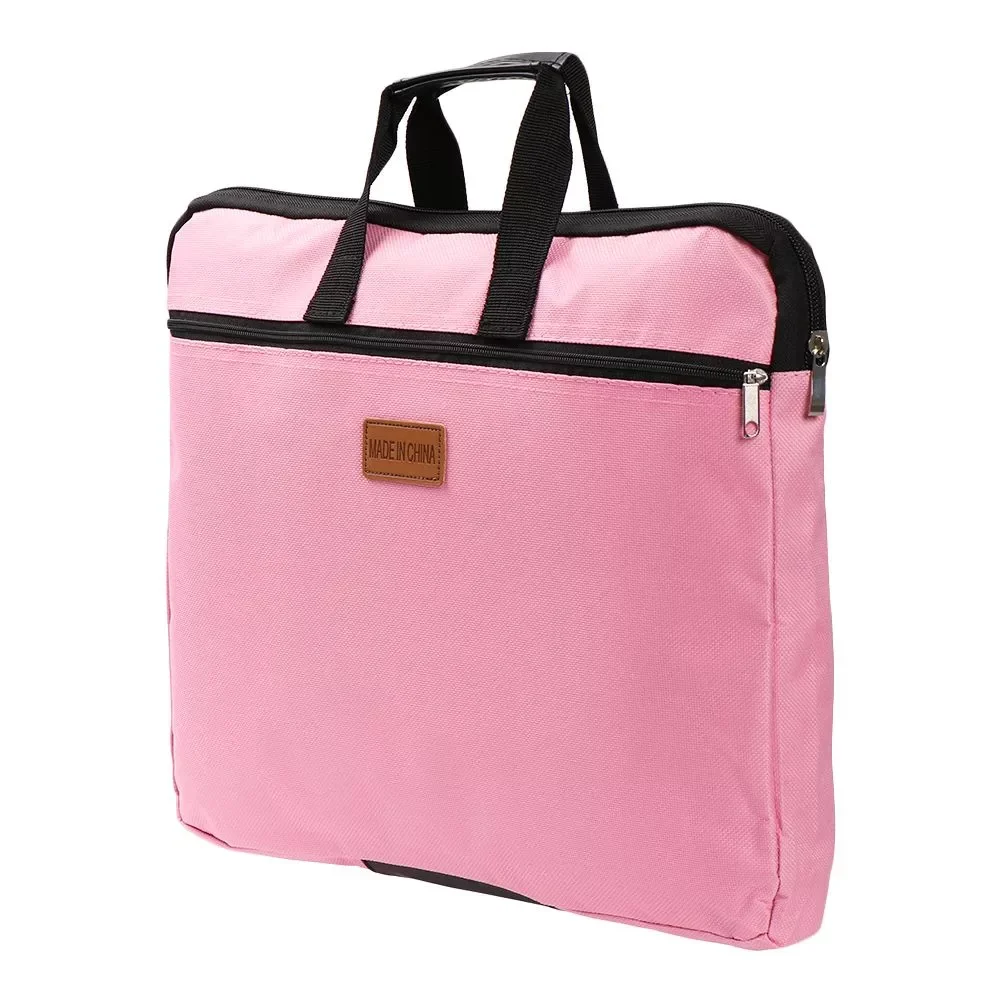 

Waterproof Canvas Business Documents Handbag Double Layers Book A4 File Folder Holder with Handle Zipper Bag Big Capacity