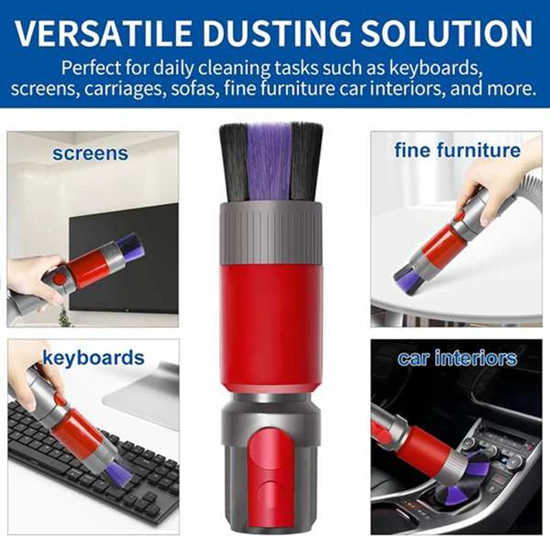 Фото Запасные части, фильтр для Dyson V7, V8, беспроводные пылесосы с животными и абсолютными деталями, гибкий щелевой инструмент, щетка для пыли №2