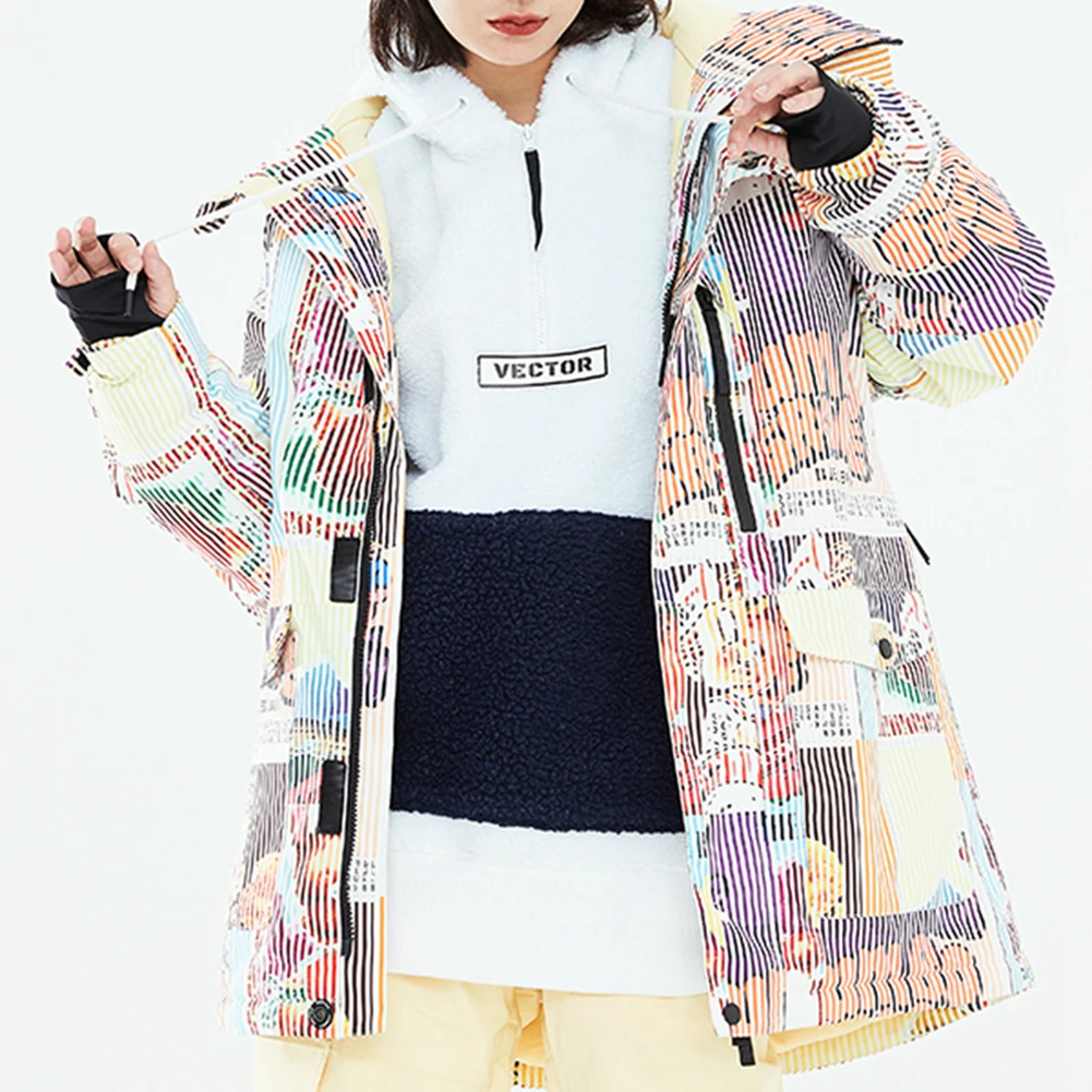 

Waterproof Ski Jackets Women's Thick Warm Skiing Snow Coat New Outdoor Sports Ski Overalls Jumpsuit Pants