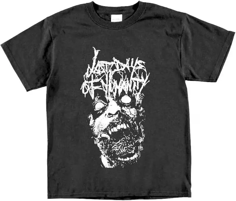 Футболка с надписью последние дни человечества