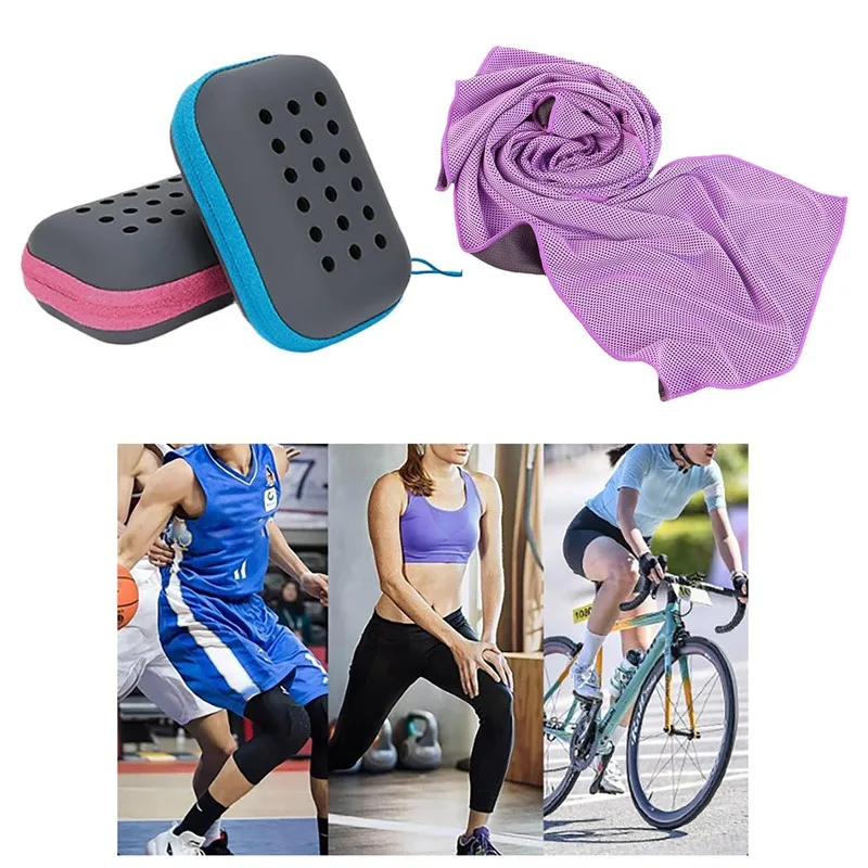 Прохладные спортивные полотенца из ЭВА в упаковке быстросохнущие для фитнеса с