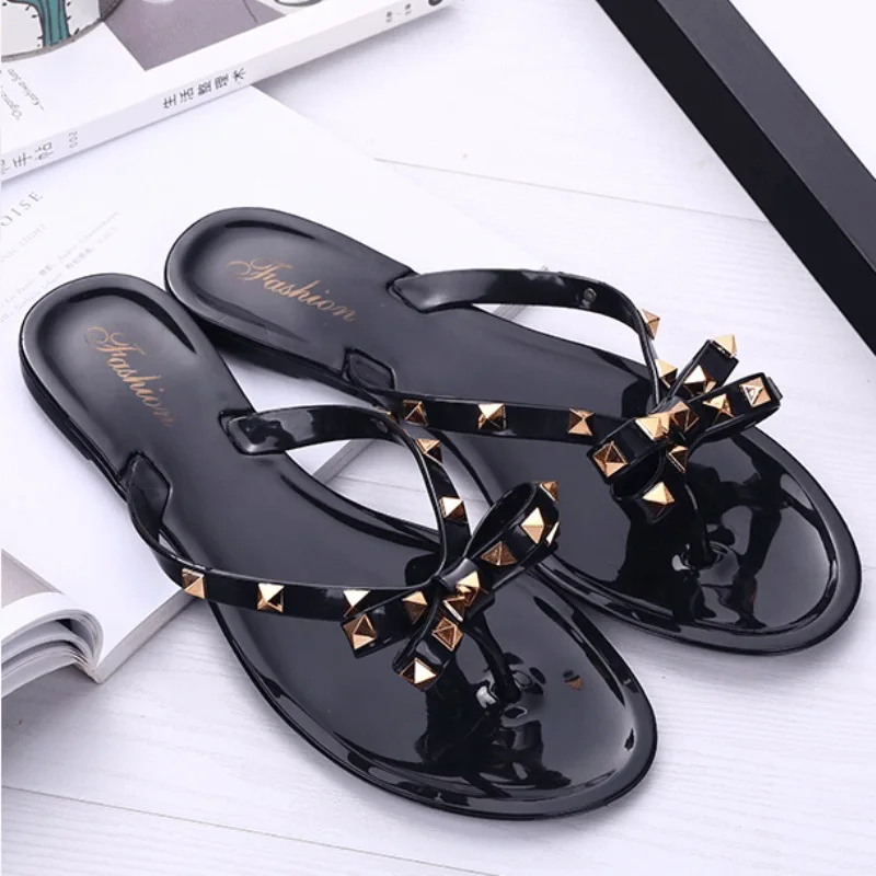 

Summer Flip Flops Women Slide Sandals Crystal Bling Beach Slippers Casual Shoes For Women Light Wedges Platform Slippers