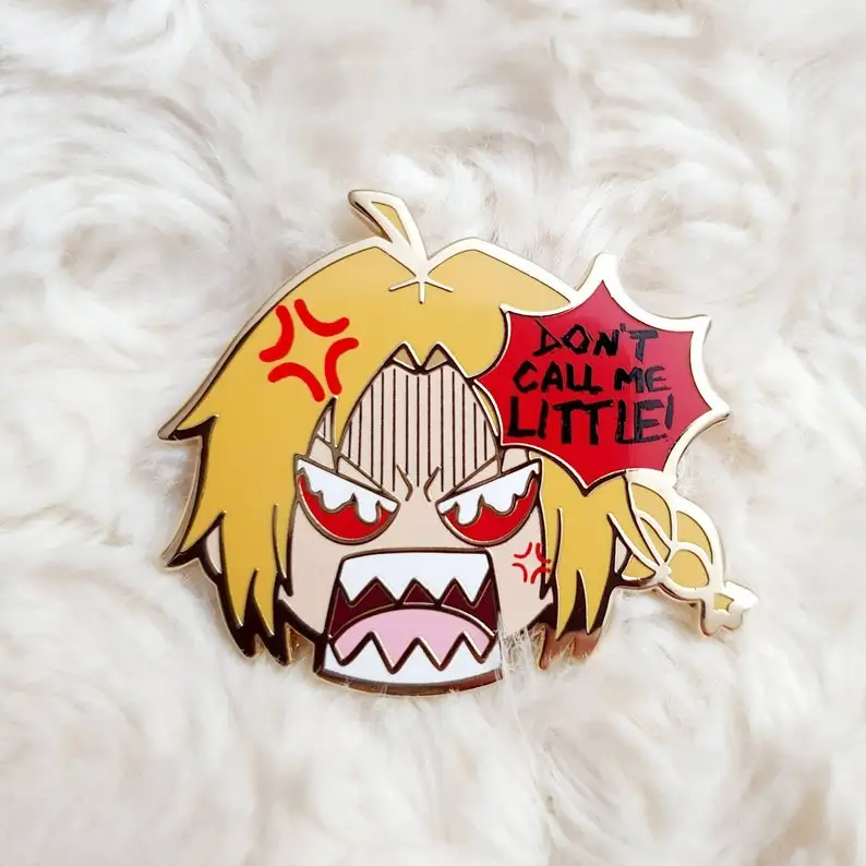 Эмалированная булавка Angry Edward Elric (art.: 3920cf11f71b9) - 3920cf11f71b9
