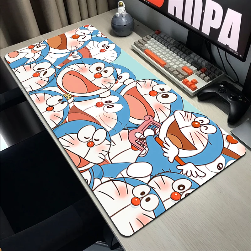 

Doraemon Mousepad Xxl Gaming Mouse Pad Kawaii Cute Desk Mat Cartoon Gamer Keyboard Pc Large Accessories Anime Extended Protector