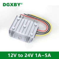 dgxby 12v to 24v 1a 2a 3a 4a 5a power boost module dc9v20v to 24v booster vehicle power converter ce rohs certification