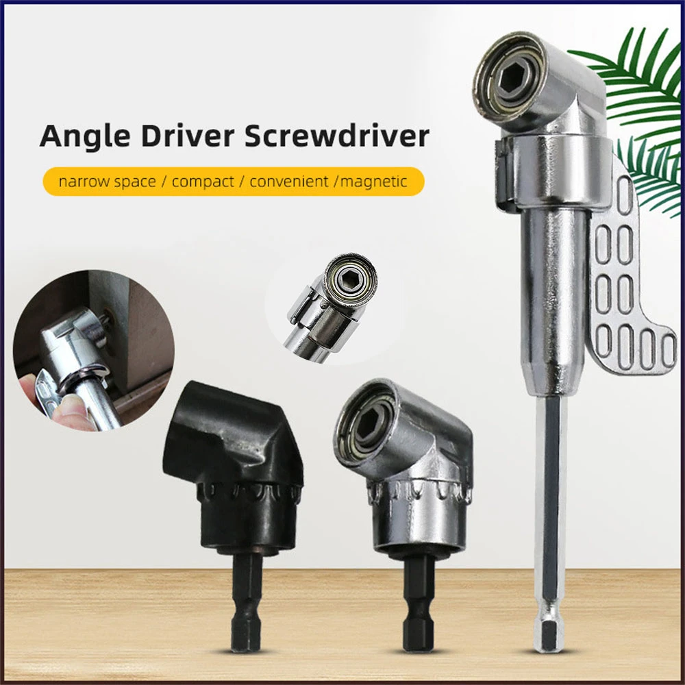 

1pc 105 Degree Angle Hex Shank Magnetic Driver Screwdriver Extension Flexible Shaft Extension Bit Tools For Vehicle Maintenance
