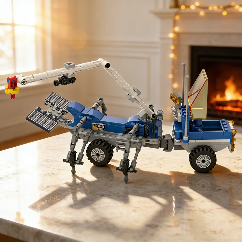 Фото 262 детали MOC: Классическая модель космического транспортного средства Canadarm Neo. Конструктор для сборки, архитектурные блоки. Подарки на фестиваль. Креативная идея для самостоятельной сборки. №1