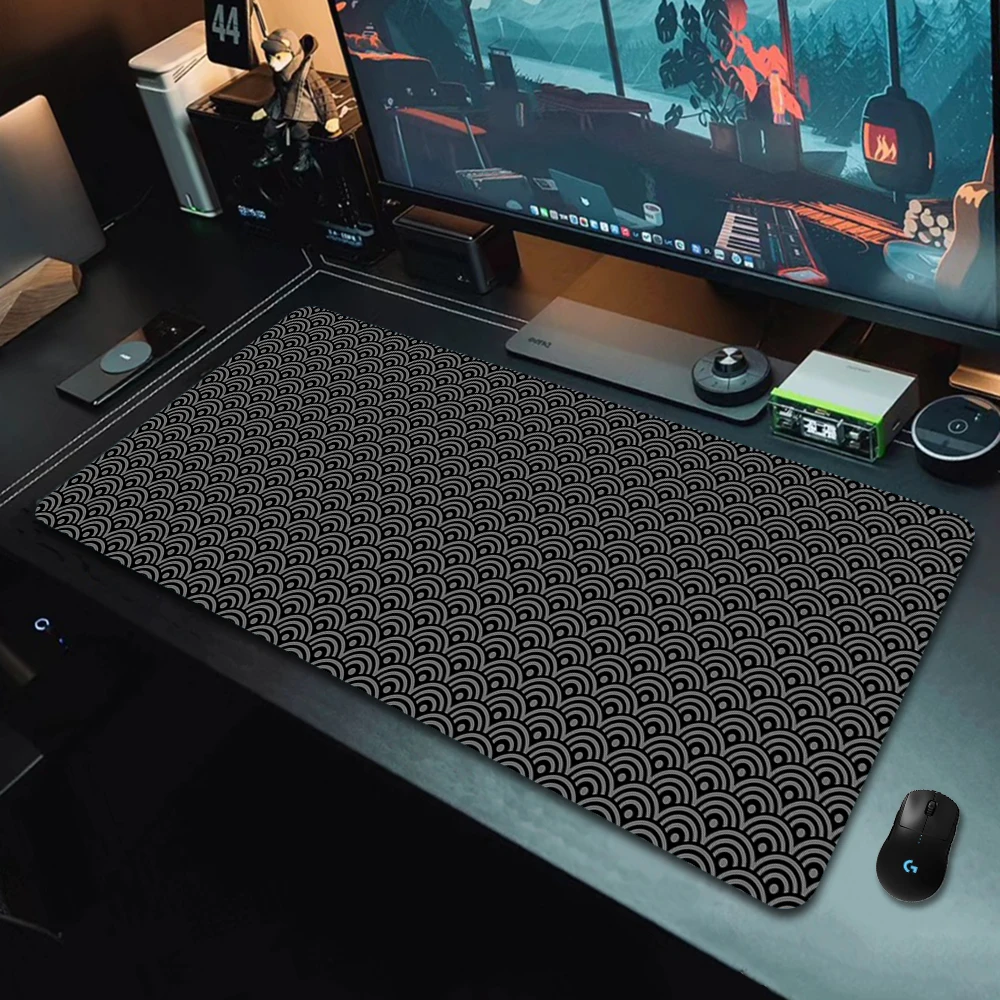 

Gaming Mouse Pad Gamer Large Office Home Keyboard Pad Mouse Mat Mousepad Simple Art Anti-slip Natural Rubber PC Desk Table Mat