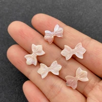 bow natural shell beads white shell yellow shell black shell pink shell charm 10x16mm diy made necklace bracelet accessories