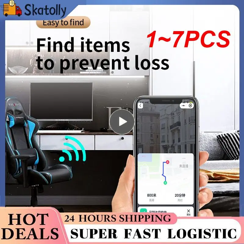 

1~7PCS Itag Find My Locator Mini GPS Tracker Positioning Anti-loss Device For Elderly Children And Pets Work With