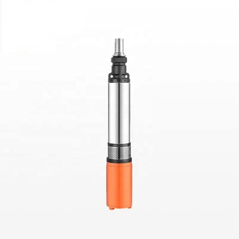

12v solar garden pump 12v 24v small dc solar submersible deep well pump flow High Head 24V DC deep well