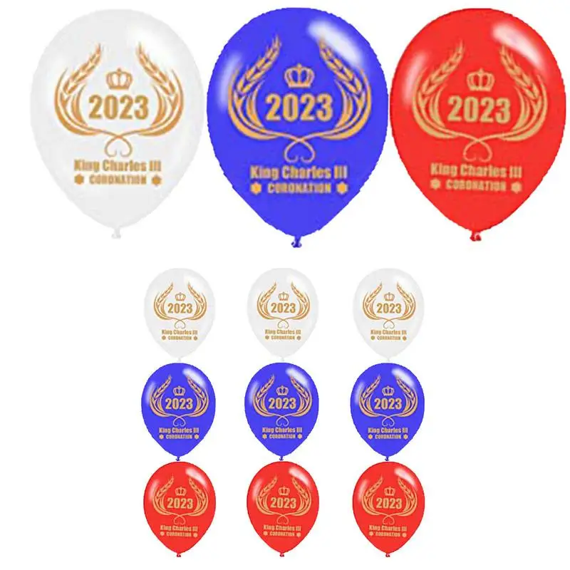 

King Charles III Coronation Balloon British King Coronation Balloons King Charles Union Jack Coronation Souvenir Dropshipping