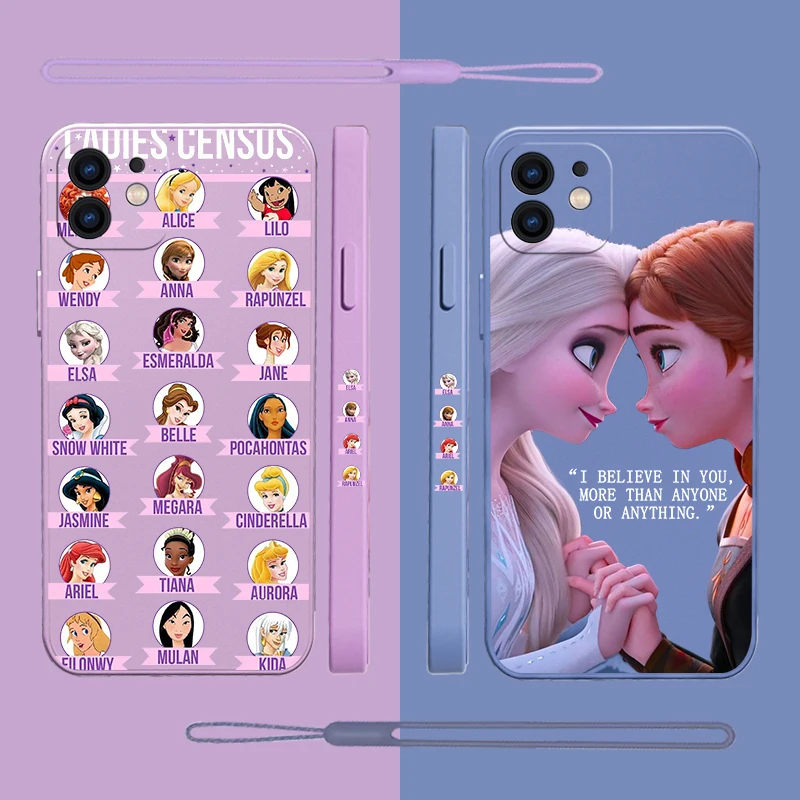 

Disney Princess Phone Case For Samsung A81 A53 A50 A12 A22S A52 A52S A51 A72 A71 A32 A22 A20 A30 A21S A11 4G 5G With Lanyard