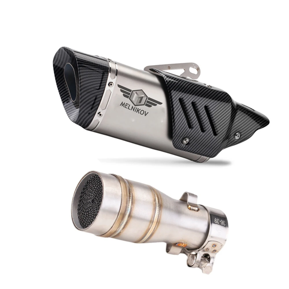 

Slip On Motorcycle Exhaust For COBRA 321R Exhaust Link Pipe Escape Muffler Middle Contact Pipe Motorcycle Exhaust