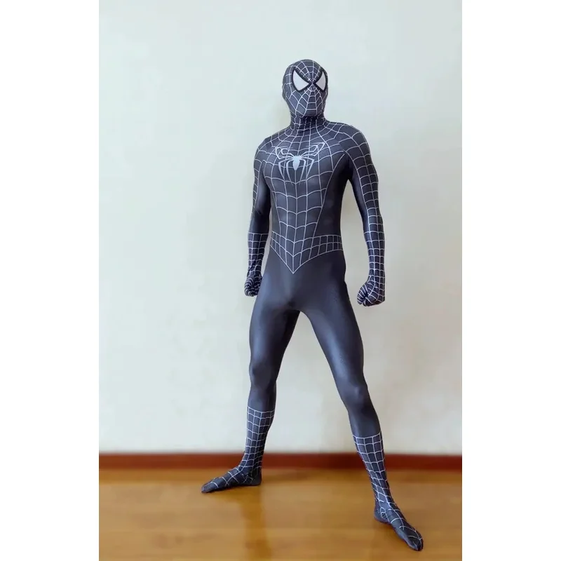 Мужской костюм на Хэллоуин Черный Райми Человек-паук для косплея Веном симбиот