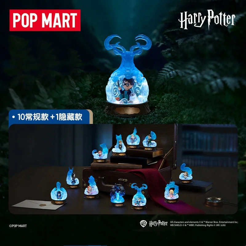 Фото POP MART Гарри Поттер, серия PATRONUS, оригинальная загадочная коробка-сюрприз, игрушки-куклы, милые настольные украшения, коллекция. №2
