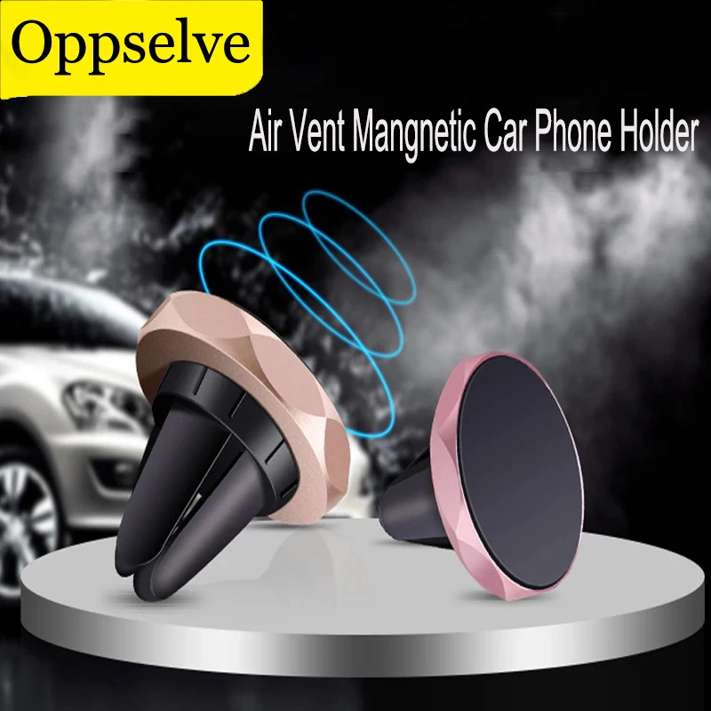 

Universal Magnet Car Phone Holder 360 Degree Rotable Car Air Vent Cilp Magnetic Holder for Mobile Phone in Car GPS Navigation